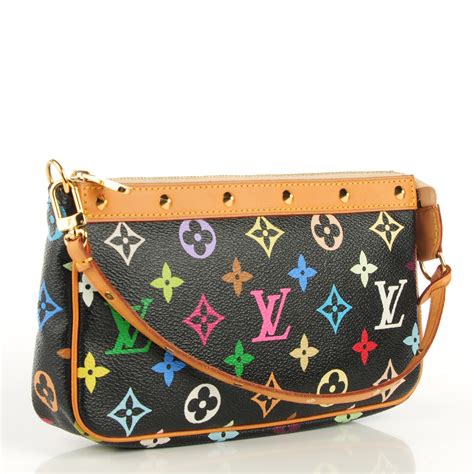 louis vuitton multicolor black pochette